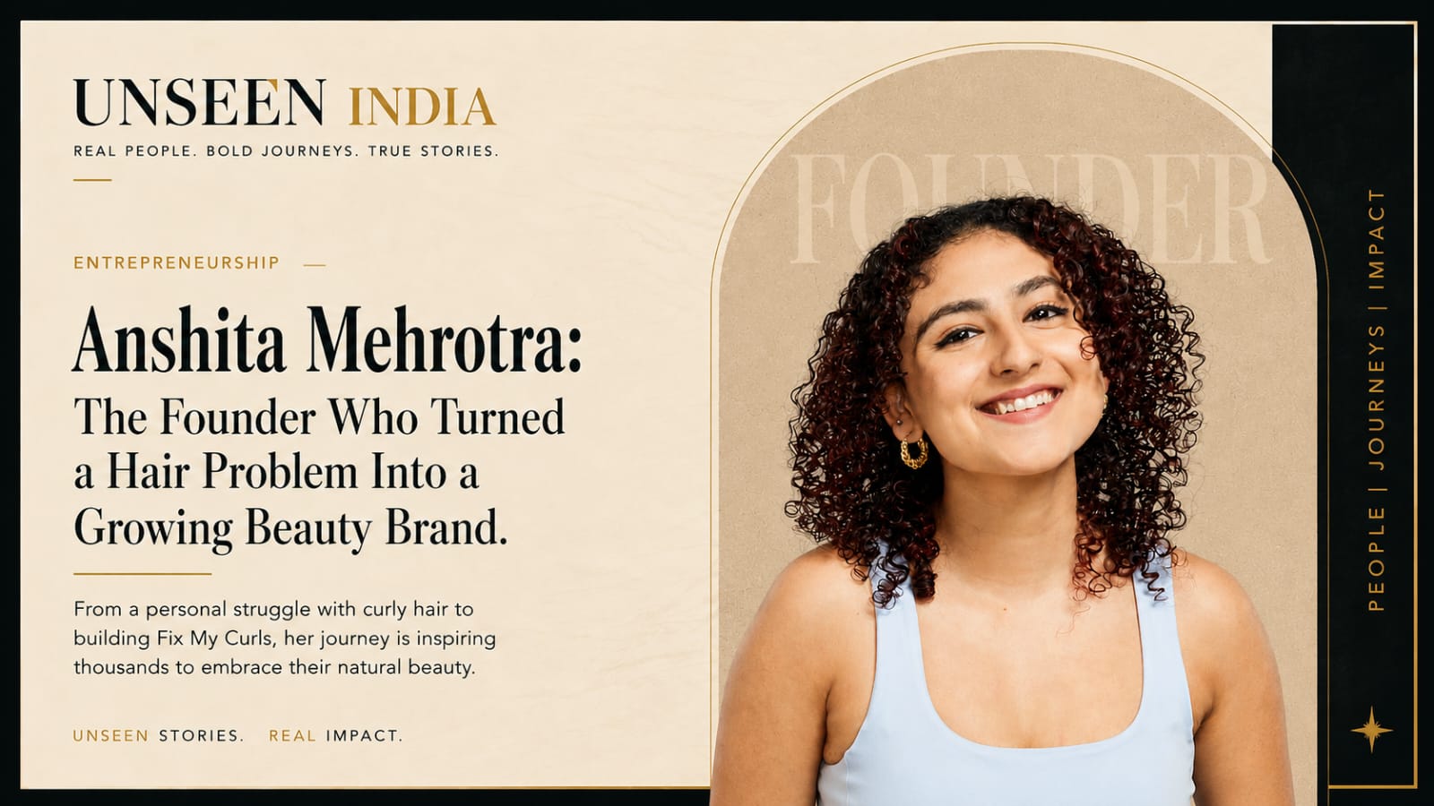Anshita Mehrotra:The Founder Who Turned a Hair Problem Into a Growing Beauty Brand